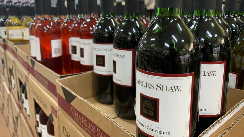 Charles Shaw wines at Trader Joes 