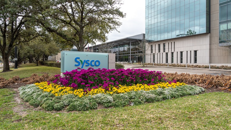 Sysco Headquarters sign in Texas