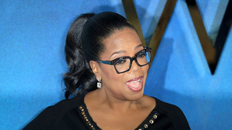 Oprah wearing glasses