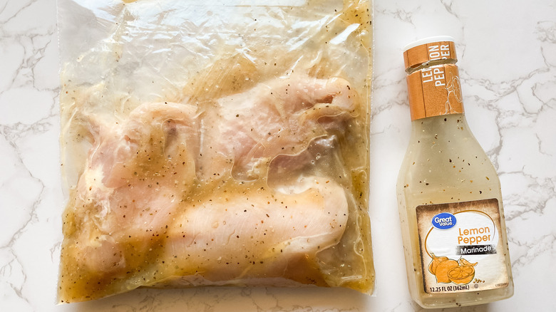 marinating chicken