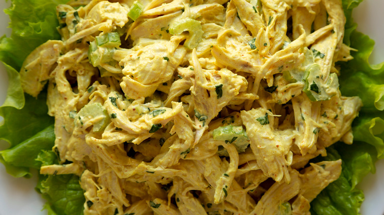 modern-day coronation chicken salad