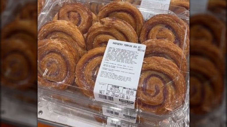 Costco's raspberry morning buns