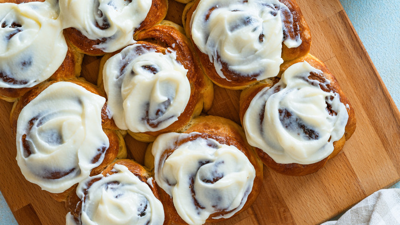 cream cheese frosted sweet rolls