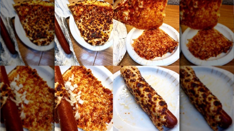 costco pizza wrapped hot dog