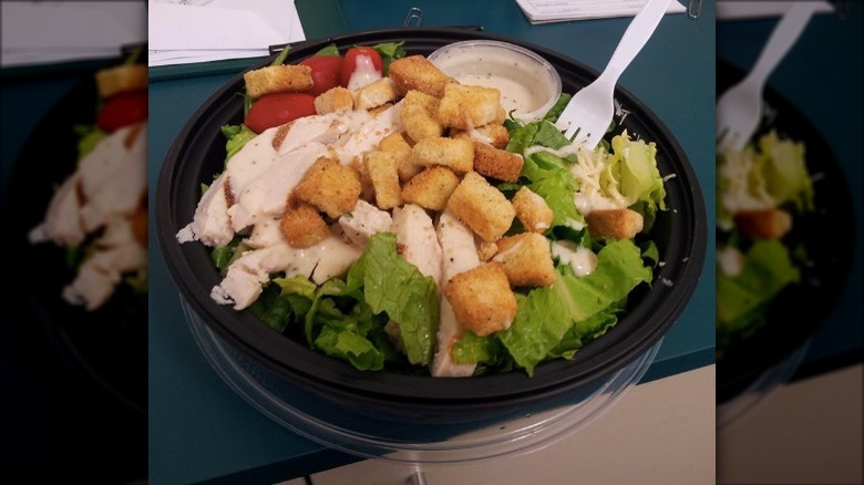 costco chicken caesar salad