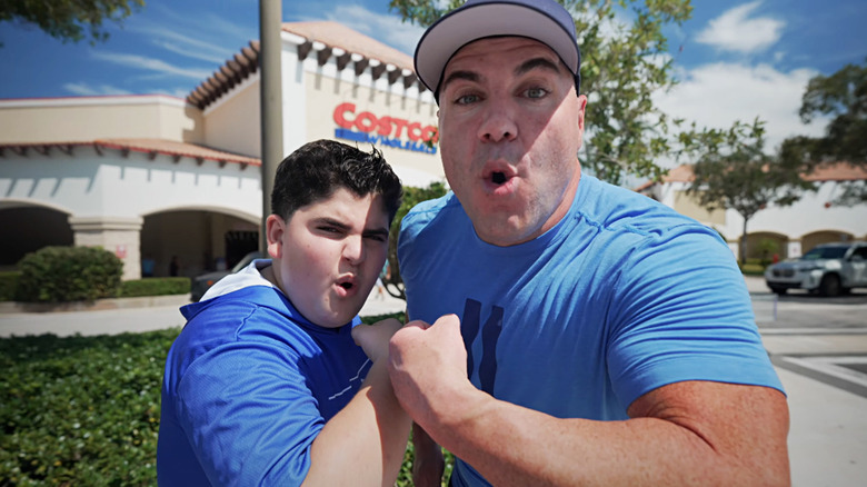 Costco guys boom poses