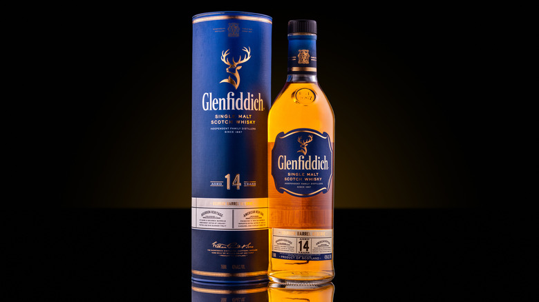 Glenfiddich, a popular Scotch whiskey