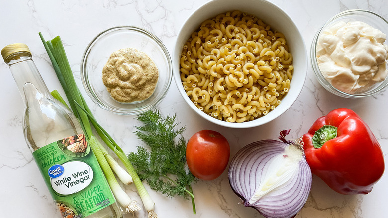 creamy pasta salad ingredients