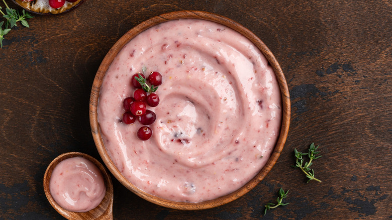 Cranberry cream cheese dip