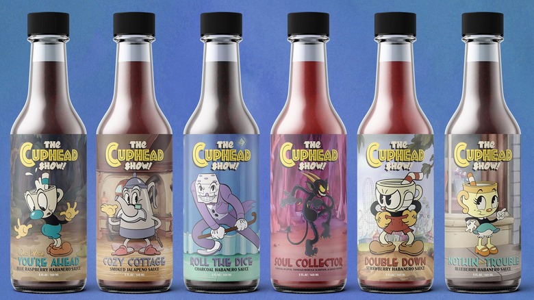 The Cuphead Show hot sauces