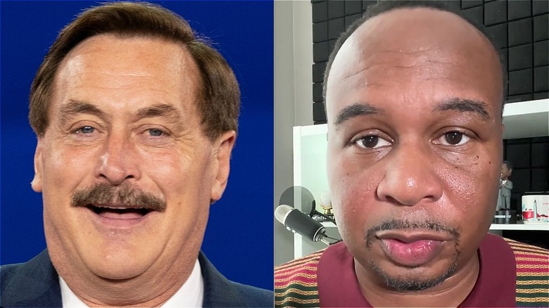 Mike Lindell and Roy Wood Jr.