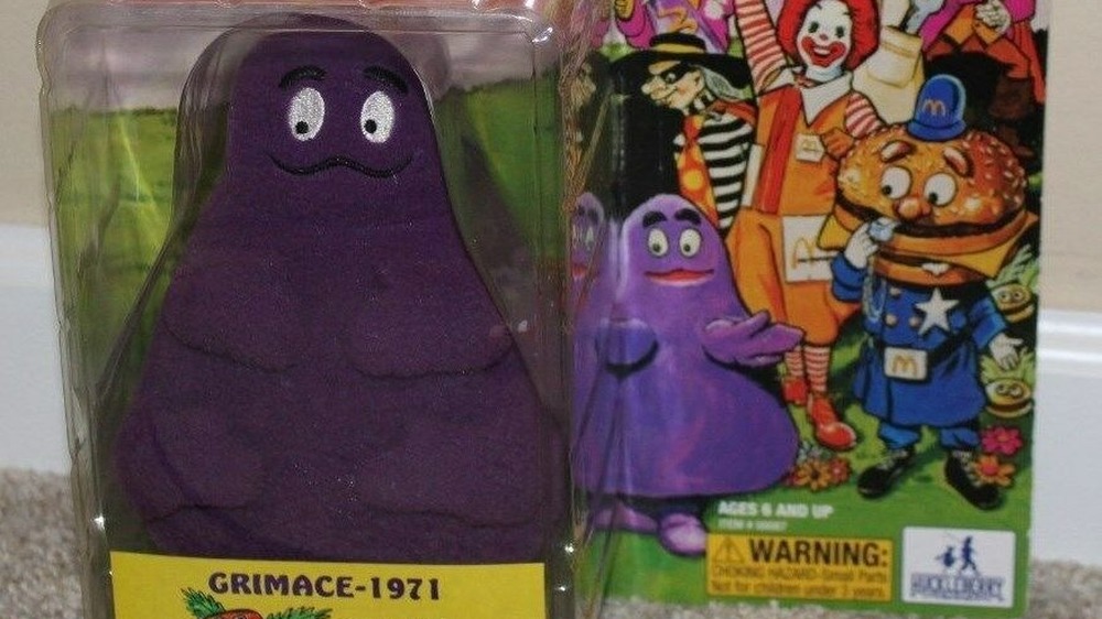 Evil Grimace doll