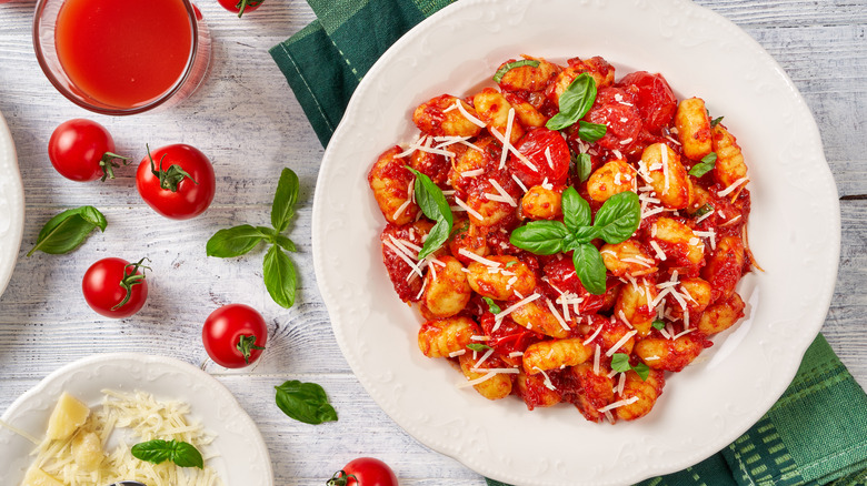 gnocchi with tomato sauce