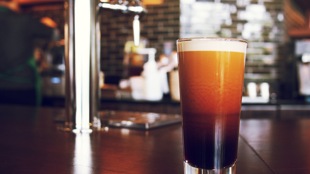 Nitro cold brew from tap