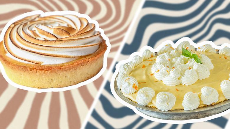 Lemon meringue and icebox pies