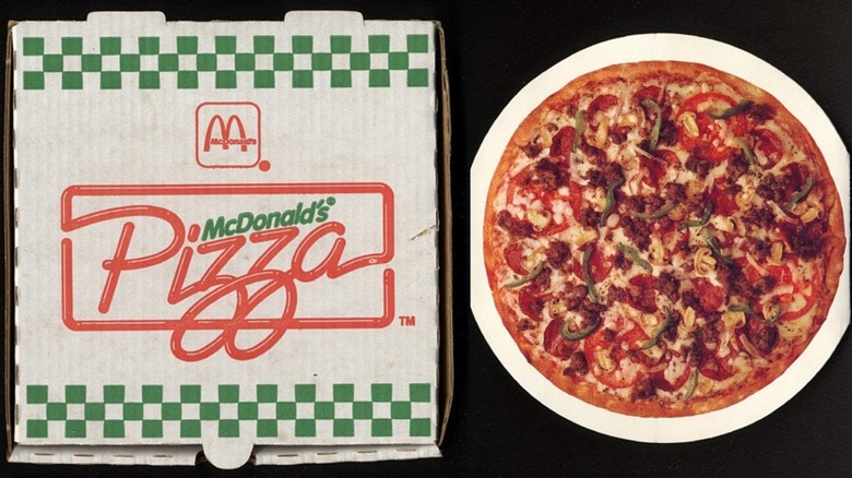 An ad for the McPizza