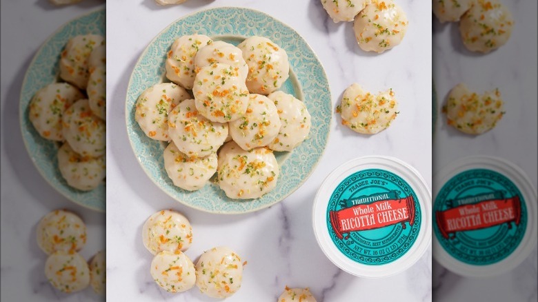 citrus-sprinkled ricotta cookies with trader joe's whole milk ricotta cheese