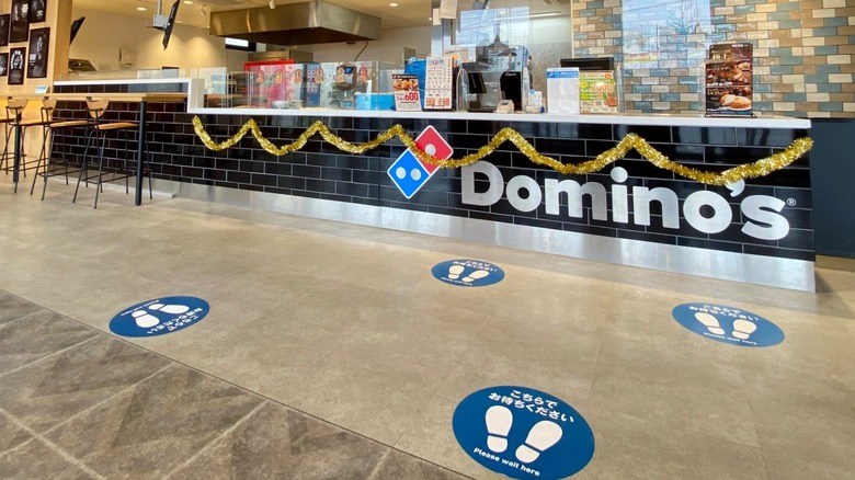 Interior of a Domino's in Japan