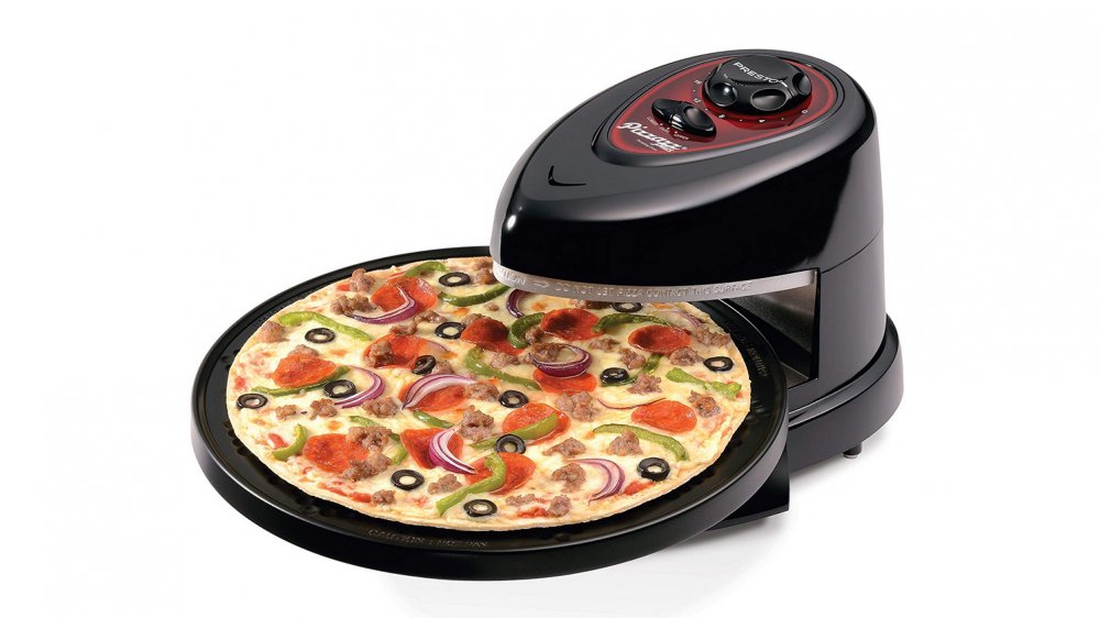 rotating pizza oven