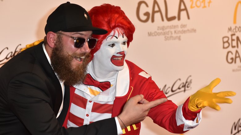 Ronald Donald with McFitti, a German rapper.