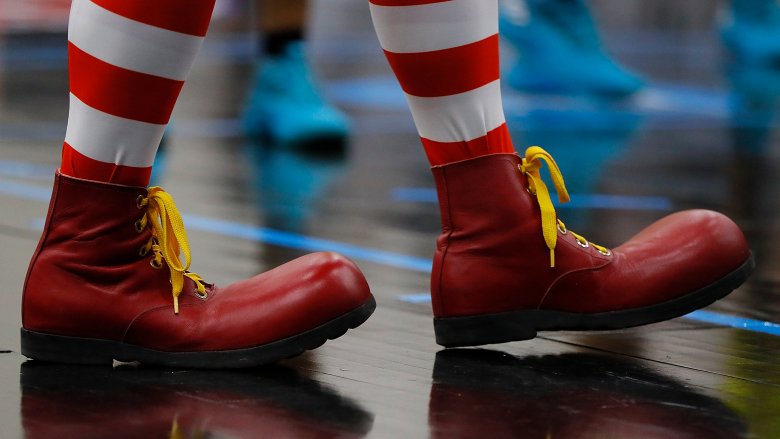 Ronald McDonald's shoes