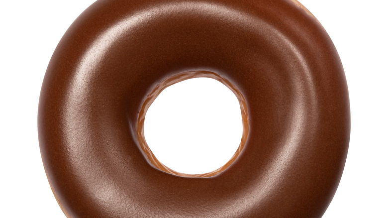 Double chocolate donut