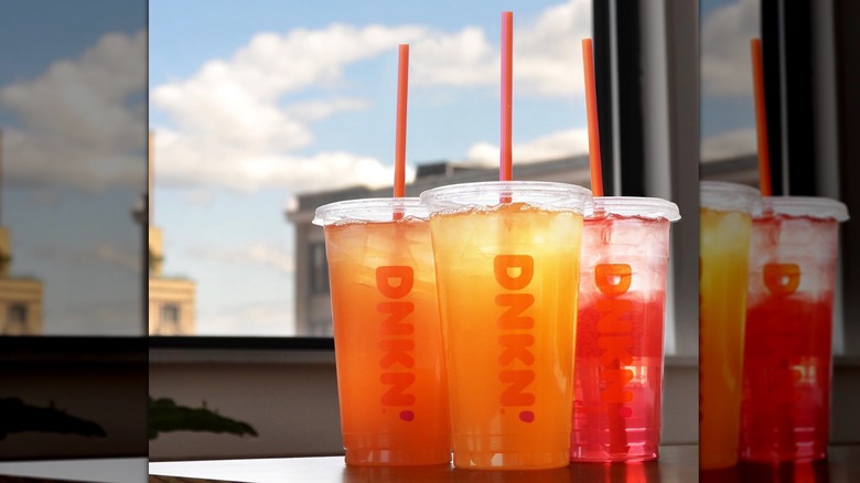 three dunkin' refreshers