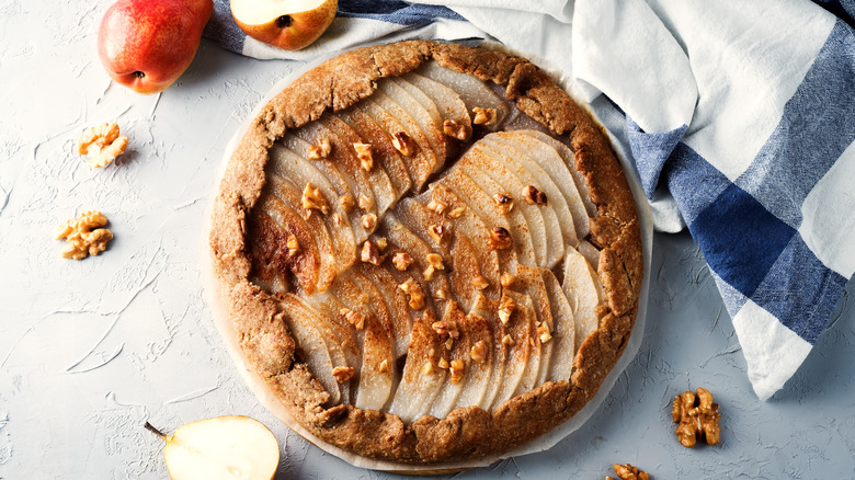 Pear galette