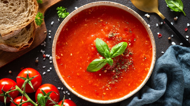 Gourmet tomato soup