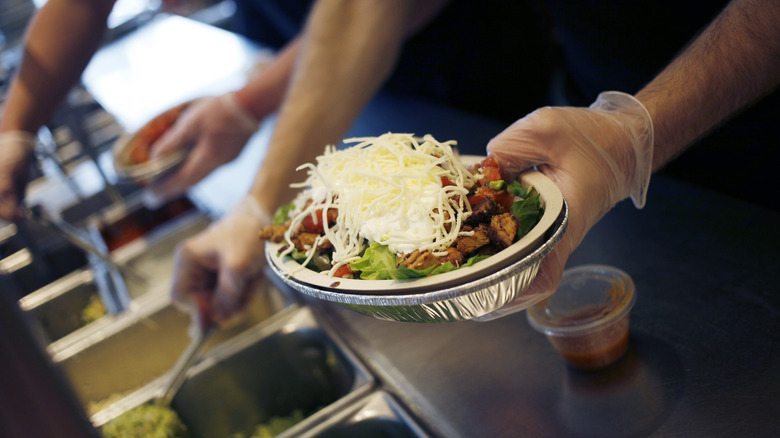 Chipotle burrito bowl