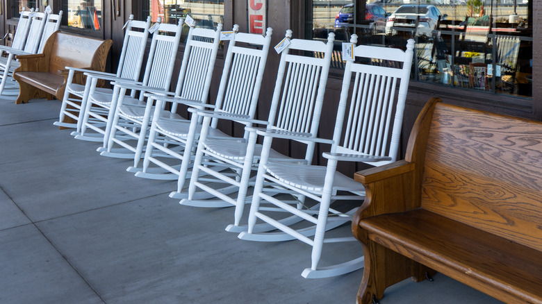 Cracker Barrel rocking chairs