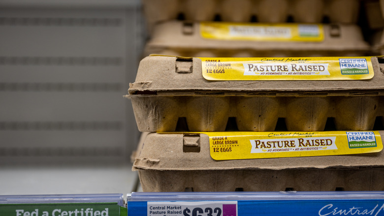 pasture raised egg carton