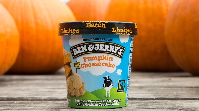 Ben & Jerry's pumpkin cheesecake