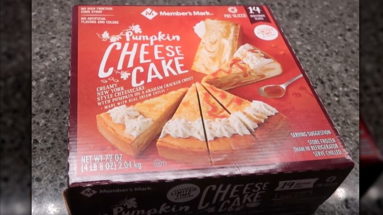 Sam's Club Member's Mark Pumpkin Cheesecake