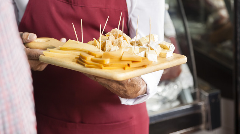 Cheese samples