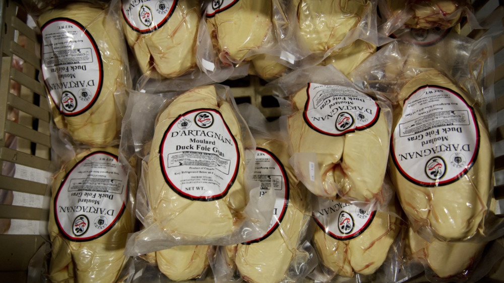 Packs of foie gras