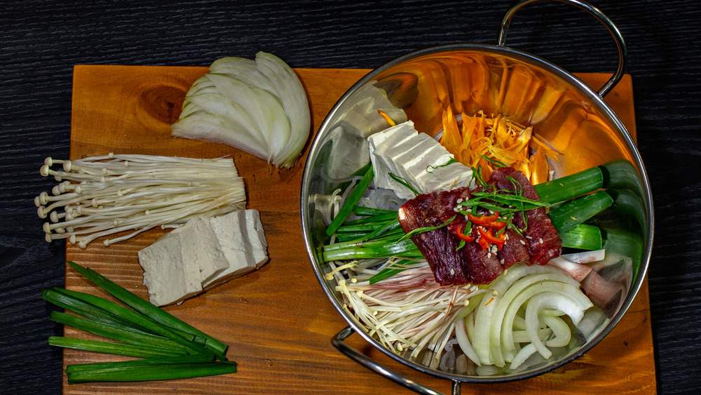 fresh budae jjigae Ingredients