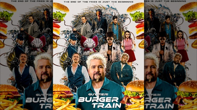 Guy Fieri Burger Train parody poster