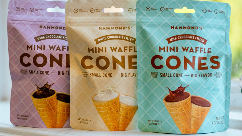 Hammond's mini waffle cones assortment