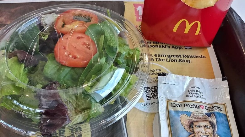 McDonald's side salad