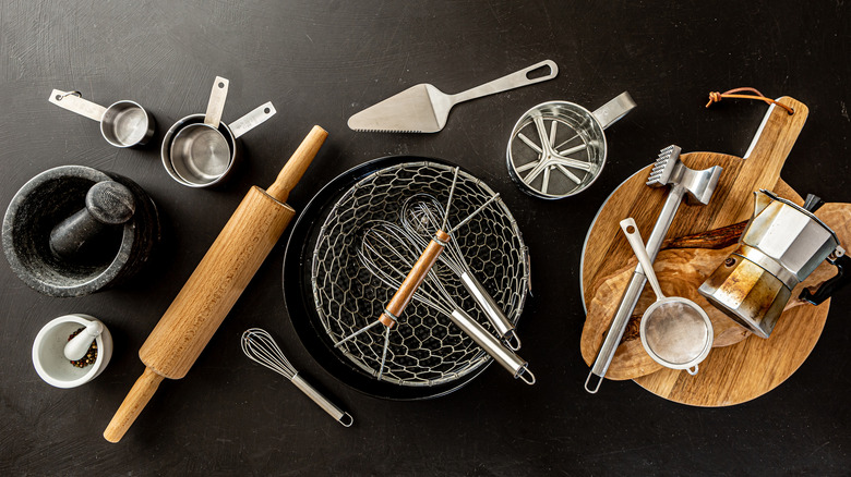 Different types of cooking tools