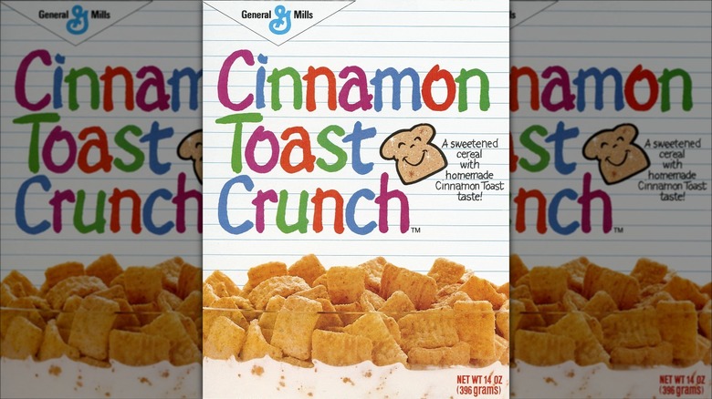 1985 Cinnamon Toast Crunch box