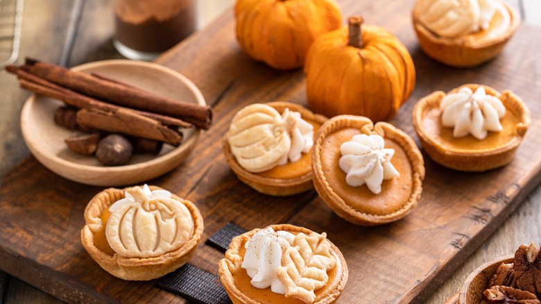 Mini pumpkin pies