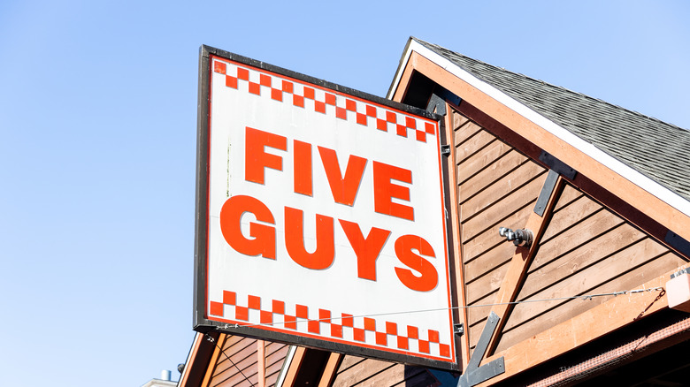 Five Guys sign