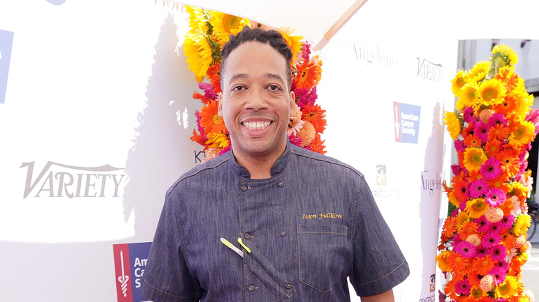 Chef Jason Fullilove smiling at an event
