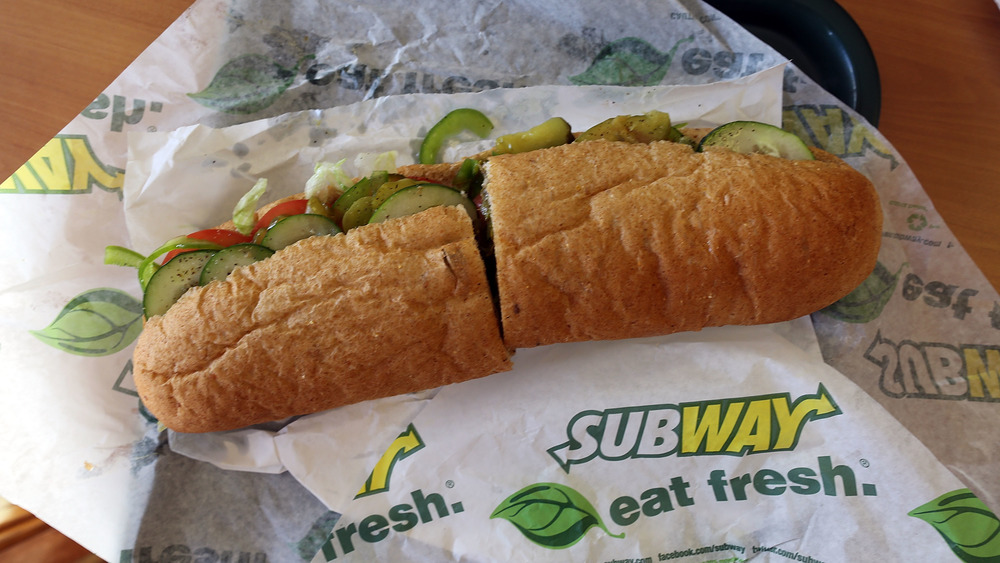 subway footlong sandwich