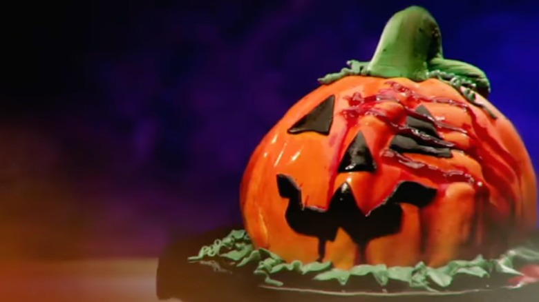 Pumpkin cake from Halloween Wars 