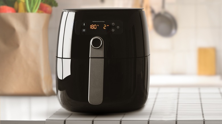 An Air Fryer in Use