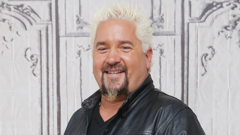 Guy Fieri in leather