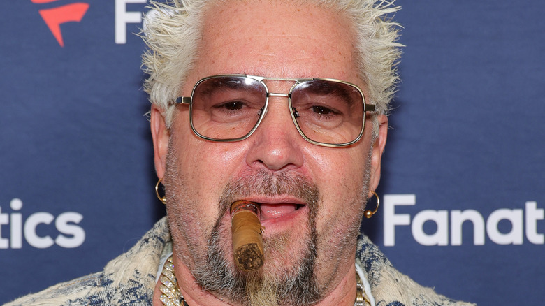 Guy Fieri with cigar